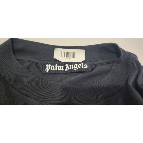 Authentic Palm Angels Curved Logo Black on Black Sm NWOT - Picture 3 of 12